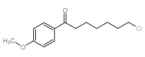 7-CHLORO-1-(4-METHOXYPHENYL)-1-OXOHEPTANE Structure