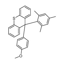 9-(4-methoxyphenyl)-9-(2,4,6-trimethylphenyl)thioxanthene结构式
