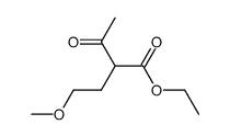 2-(2-methoxy-ethyl)-3-oxo-butyric acid ethyl ester结构式