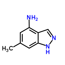 4-氨基-6-甲基(1H)吲唑结构式