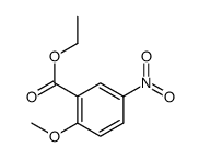 2-METHOXY-5-NITROBENZOIC ACID ETHYL ESTER结构式