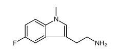 1H-Indole-3-ethanamine, 5-fluoro-1-methyl Structure