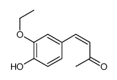 4-(3-ethoxy-4-hydroxyphenyl)but-3-en-2-one结构式