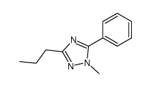 1-methyl-5-phenyl-3-propyl-1,2,4-triazole结构式
