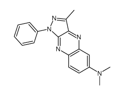N,N,3-trimethyl-1-phenylpyrazolo[3,4-b]quinoxalin-6-amine Structure