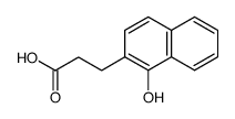 3-(1-hydroxynaphthalene-2-yl)propionic acid Structure