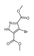 dimethyl 4-bromo-1H-pyrazole-3,5-dicarboxylate Structure