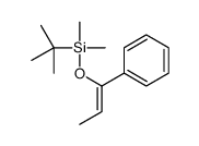 tert-butyl-dimethyl-(1-phenylprop-1-enoxy)silane Structure