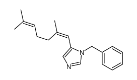 1-benzyl-5-(2,6-dimethyl-1,5-heptadienyl)imidazole结构式