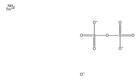 ammonium thulium(3+) disulphate structure