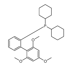 2′-Dicyclohexylphosphino-2,4,6-trimethoxybiphenyl Structure
