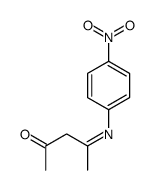 4-(4-nitrophenyl)iminopentan-2-one结构式