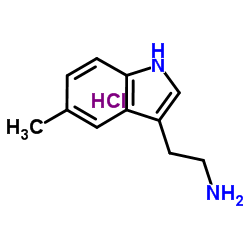 5-Methyl-1H-indole-3-ethylamine monohydrochloride Structure