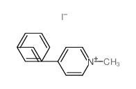 Pyridinium,1-methyl-4-(2-phenylethenyl)-, iodide (1:1)结构式