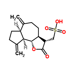 磺酸基木香烯内酯 A结构式