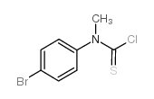 N-(4-溴苯基)-n-甲基硫代氨基甲酰氯结构式