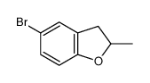 5-溴-2-甲基-2,3-二氢苯并呋喃结构式