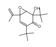 2,4-di-tert-butyl-2-hydroxy-6-(prop-1-en-2-yl)-7-oxabicyclo[4.1.0]hept-4-en-3-one Structure