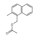(2-methylnaphthalen-1-yl)methyl acetate Structure