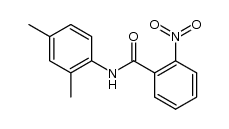2-nitro-benzoic acid-(2,4-dimethyl-anilide)结构式