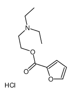 2-(diethylamino)ethyl furan-2-carboxylate,hydrochloride结构式