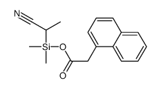[1-cyanoethyl(dimethyl)silyl] 2-naphthalen-1-ylacetate Structure