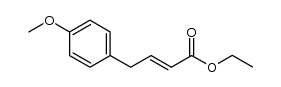 ethyl 4-(4-methoxyphenyl)but-2-enoate结构式