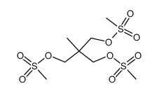 2-methyl-2-{{(methylsulfonyl)oxy}methyl}-1,3-propanediol dimethanesulfonate结构式