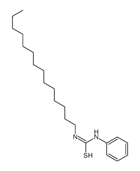 1-phenyl-3-tetradecylthiourea结构式