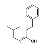 N-(2-methylpropyl)-3-phenylpropanamide结构式
