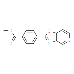 4-[噁唑并[4,5-C]吡啶-2-基]苯甲酸甲酯结构式