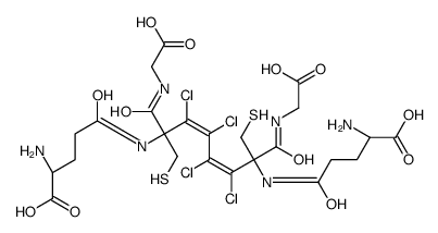 1,4-(bis-glutathion-S-yl)-1,2,3,4-tetrachloro-1,3-butadiene structure