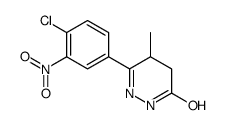6-(4-氯-3-硝基苯基)-4,5-二氢-5-甲基-3(2H)-吡嗪酮结构式
