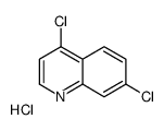 4,7-dichloroquinoline,hydrochloride Structure
