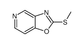 2-(甲硫基)噁唑并[4,5-c]吡啶结构式