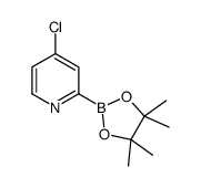 4-Chloropyridine-2-boronic acid pinacol ester structure