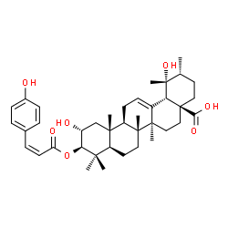 3-O-cis-p-Coumaroyltormentic acid Structure