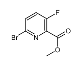 6-溴-3-氟吡啶甲酸甲酯结构式