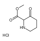 3-氧代哌啶-2-羧酸甲酯盐酸盐结构式