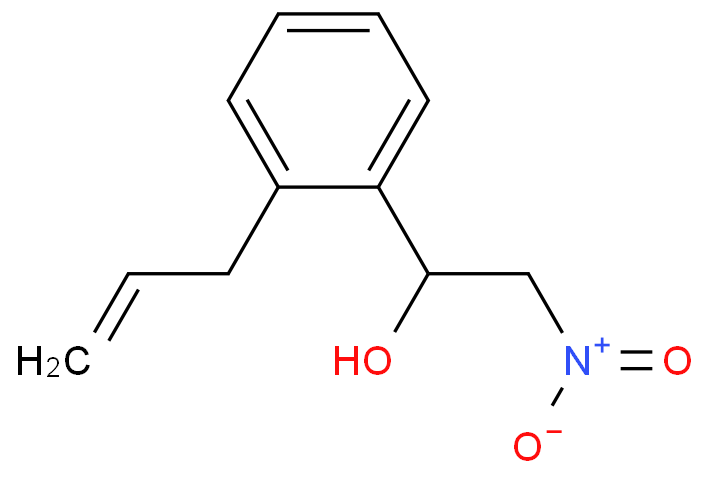 Benzenemethanol, α-(nitromethyl)-2-(2-propen-1-yl)-结构式