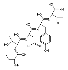 (2S)-2-[[(2S,3R)-2-[[(2S)-2-aminobutanoyl]amino]-3-hydroxybutanoyl]amino]-N-[(2S)-1-[[(2S,3R)-1-amino-3-hydroxy-1-oxobutan-2-yl]amino]-3-(4-hydroxyphenyl)-1-oxopropan-2-yl]butanediamide Structure