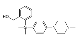 [2-[二甲基-[4-(4-甲基哌嗪-1-基)苯基]甲硅烷基]苯基]甲醇结构式