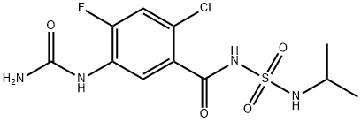 氟苯嘧啶-N-去甲基脲结构式