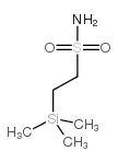 2-(三甲基硅基)乙磺酰胺结构式
