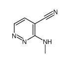 3-(甲氨基)哒嗪-4-甲腈结构式
