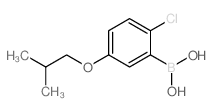 2-氯-5-异丁氧基苯硼酸结构式