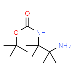 tert-butyl N-(3-amino-2,3-dimethylbutan-2-yl)carbamate Structure