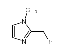 2-(溴甲基)-1-甲基-1H-咪唑结构式