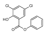 phenyl 3,5-dichloro-2-hydroxybenzoate结构式