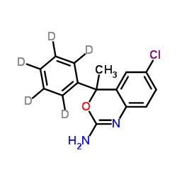 N-Desethyl etifoxine-d5结构式